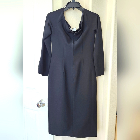 NWT KEEPSAKE Off Shoulder Cocktail Dress Black Size M YKK Zipper - Picture 3 of 12
